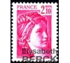 France - n°1978b - 2F10 Sabine - Sans Phosphore.