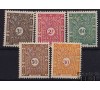 Cote des Somalis -  Taxe n°39/43 - Lance - Sans RF - 1947 - 5valeurs.