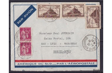 http://www.philatelie-berck.com/5238-thickbox/france-n-260-et-289-courrier-aeropostale-amerique-du-sud-mont-saint-michel-et-type-paix-.jpg
