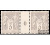 France - n°  87 - Type Sage - 3c gris - Millésime 0.