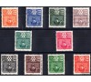 Saint Piere et Miquelon -  Taxe n° 67/76 - Variété 10c - Série complète.