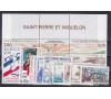 Saint Pierre et Miquelon - n° 475/485 - Année complète 1987.