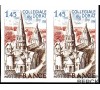 France - n°1937 - Collégiale du Dorat - 1977 - N.D. en paire -