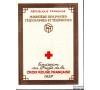 France - Carnet Croix-Rouge 1957.