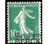 France - n° 188B - 10c Semeuse vert.