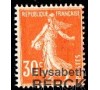 France - n° 141 - Semeuse 30c orange fond plein.