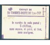 France - n°2101-C1 - Carnet complet du 1f20 Sabine vert.