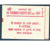 France - n°1972-C3 - Carnet complet du 1f Sabine rouge.