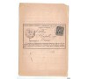 France - n° 89 sur objets chargés ou recommandés du 9/10/1890 - Bureau PARIS 3