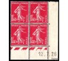 France - n° 196 - Semeuse 1F40 rose.