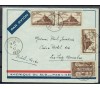 France - n° 260 + 302 - Mont Saint Michel - Lettre  du 4 janvier 1937 - Guillaumet - V. de MENDOZA 