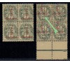 France - n° 157c - " Surcharge renversée "- Type Blanc 1/2c sur 1c.