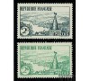 France - n° 301A - 2 fr rivière bretanne :  Ardoise au lieu de vert