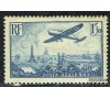 France - n°PA  9 - 1f50 bleu - Avion survolant PARIS  - 1936