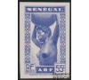  Sénégal - n°145 - 55c bleu - Femme sénégalaise - Essai, non dentelé.