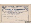 France - Franchise militaire - n°10A - carnet Infanterie - Type Dunoyer de Segonzac.