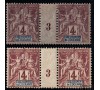 Océanie - n°3*+3a* - Type Blanc - 4c brun - Millésime 3. 