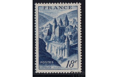 http://www.philatelie-berck.com/9339-thickbox/france-n-805-abbaye-de-conques-18f-bleu.jpg