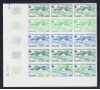 France - n°PA 51 - 1f50 Morane-Saulnier - ESSAIS de COULEUR en bloc de 15 Coin daté - Liaison Villacoublay et Pauillac - 1978