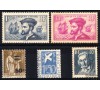 France - n° 294/298 - Année 1934 - 5 valeurs.