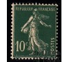 France - n° 159 - Semeuse 10c rouge fond plein.