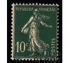 France - n° 159 - Semeuse 10c rouge fond plein.