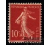 France - n° 135 - Semeuse 10c rouge chiffres maigres.