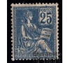 France - n° 118 - Mouchon 25c bleu