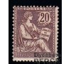 France - n° 113 -  20 c  brun-lilas - Type I - MOUCHON -