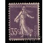 France - n° 136 - Semeuse 35c violet chiffres maigres.