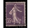  France - n° 136 - Semeuse 35c violet chiffres maigres.