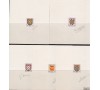 France - n°899/903 - Blasons - 1951 - Epreuves d'Artistes -