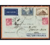 France - n° 260 - 261 et 289 - Courrier Air France - Amérique du Sud - Mont Saint Michel - La Rochelle et type Paix