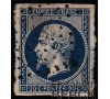 France - n°  14Aa - 20c bleu Empire - Napoléon III.