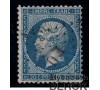 France - n°  22 - 20c bleu - Napoléon III. Exposition Universelle.