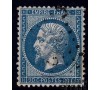 France - n°  22 - 20c bleu - Napoléon III. 