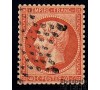 France - n° 23 - 40c orange - Napoléon III.