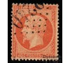 France - n°  23 - 40c orange - Napoléon III.