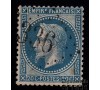 France - n°  29B - 20c bleu - Empire lauré.