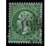 France - n°  35 - 5c vert pâle - Napoléon III.